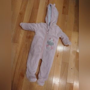 6-9m Absorba light one piece jacket or very thick pyjamas bunting suit